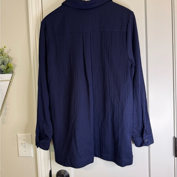 Chico’s Navy Tunic Top - Picture 6 of 6